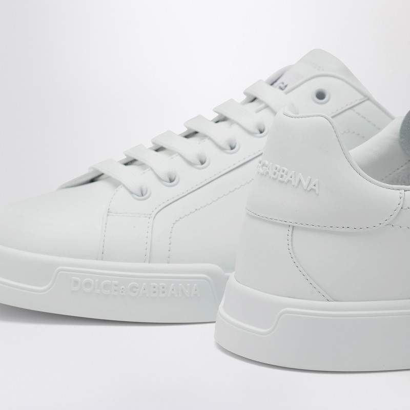 Dolce & Gabbana Dolce&gabbana Portofino White Low Trainer In Multi