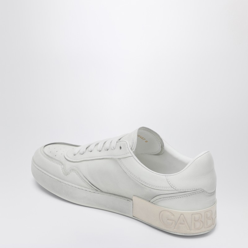 Dolce & Gabbana Vintage White Portofino Sneakers In White