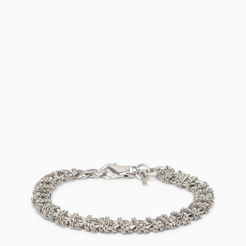 Silver 925 intricate chain bracelet