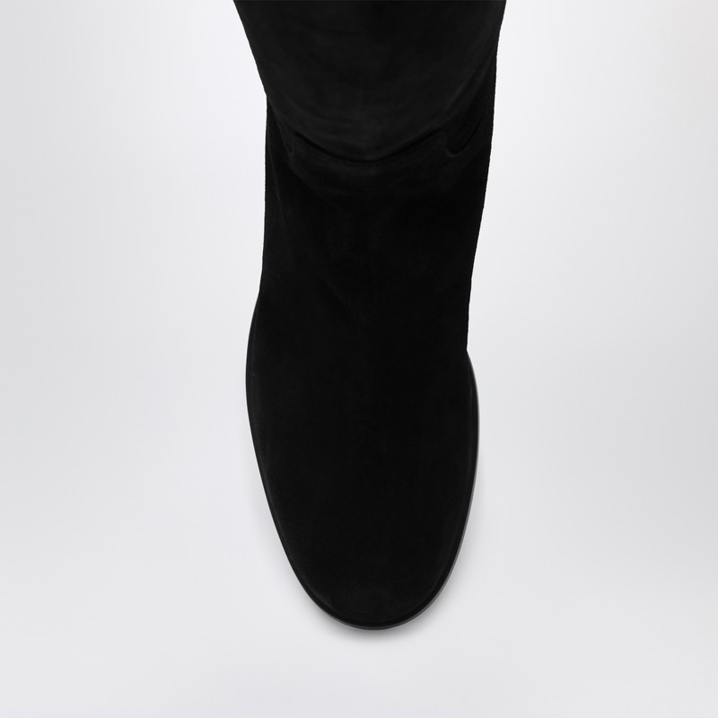 Dolce & Gabbana Leather Boots In Black