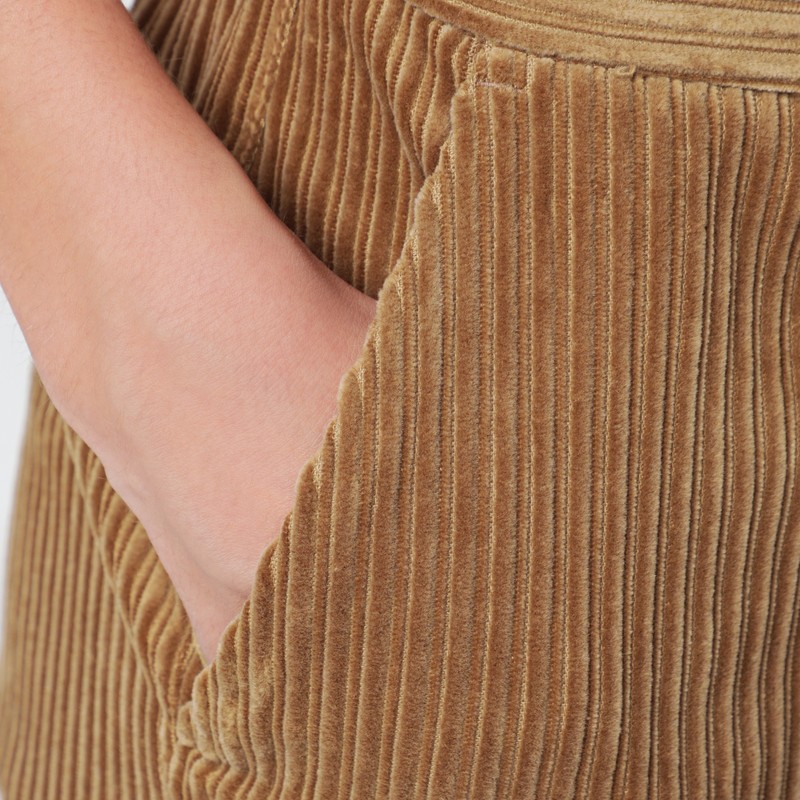 P.a.r.o.s.h . Camel-coloured Corduroy Trousers In Brown