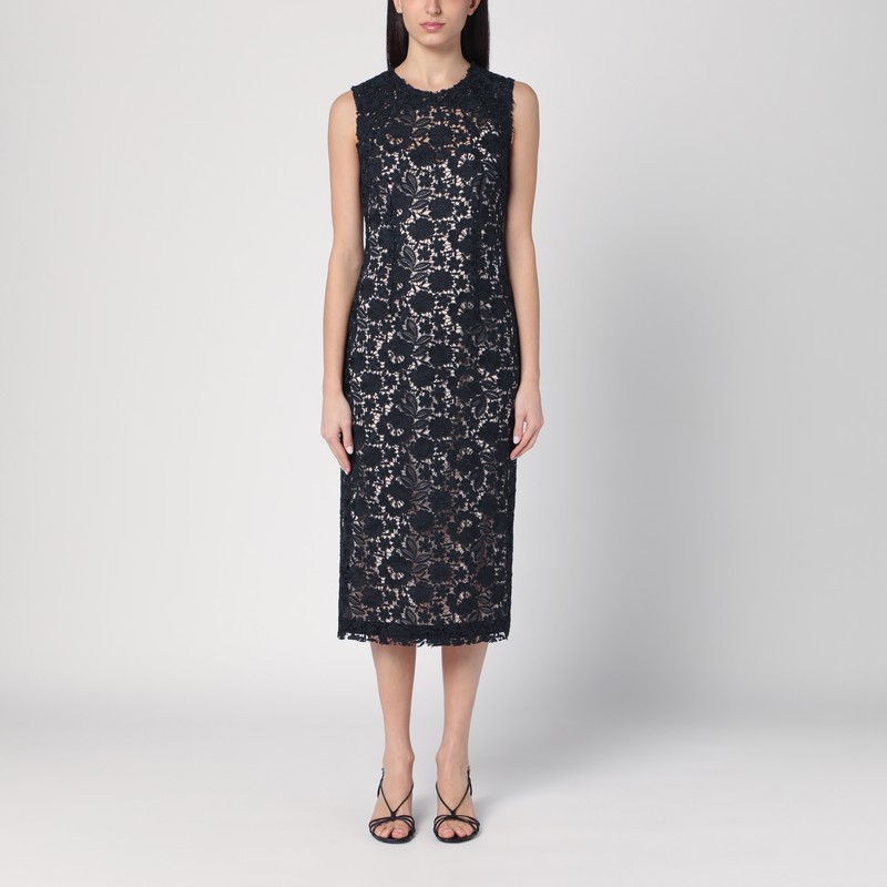 Blaues Spitzen-Midi-Kleid - P.A.R.O.S.H. - Modalova