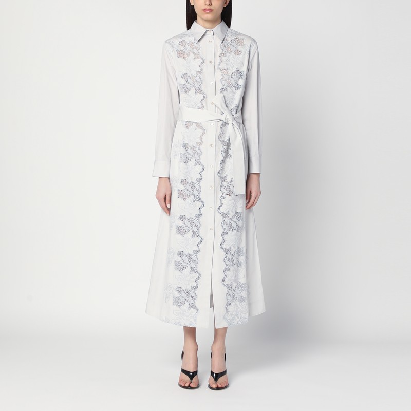 Light shirt dress with embroidery - P.A.R.O.S.H. - Modalova
