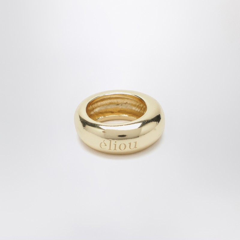 Eliou Amaya Gold-tone Ring In Metallic