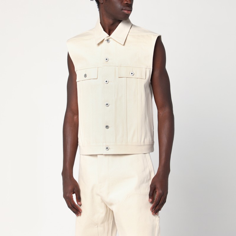 Vest ivory in denim - DRKSHDW - Modalova