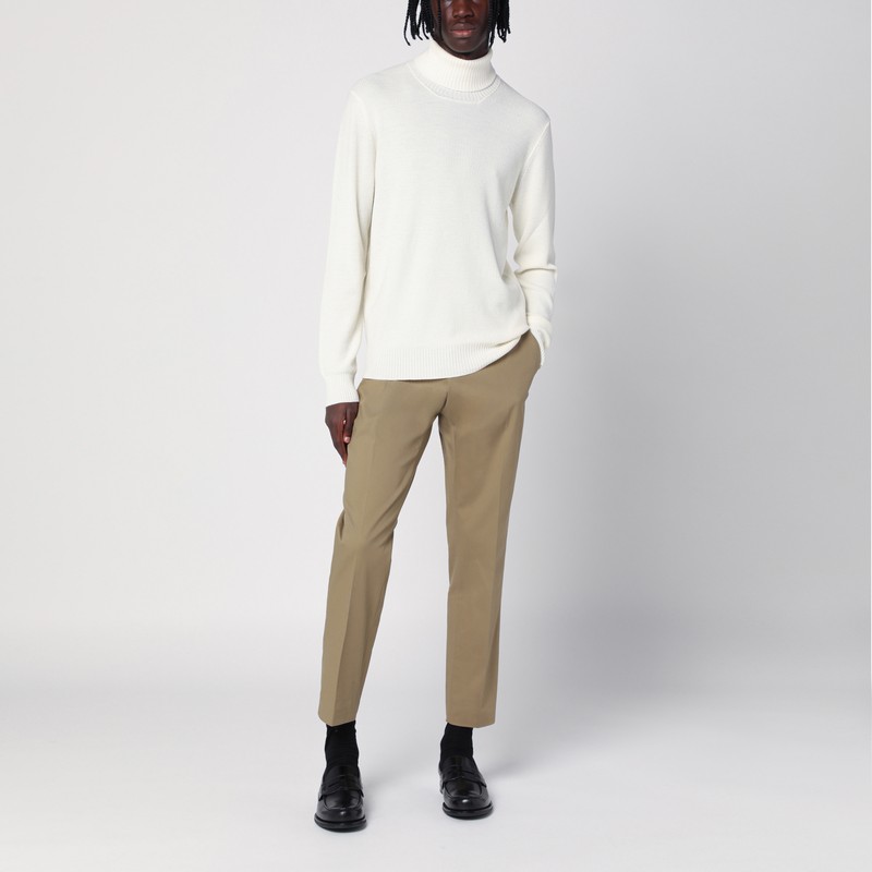 Tagliatore Wool Turtleneck In Multicolor