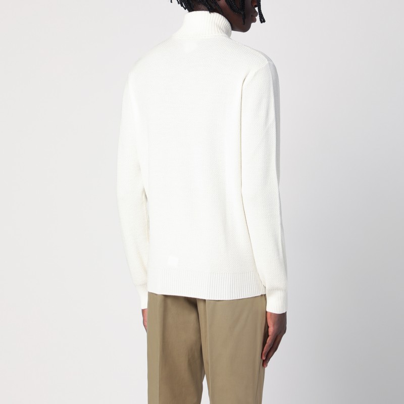 Tagliatore Wool Turtleneck In Multicolor