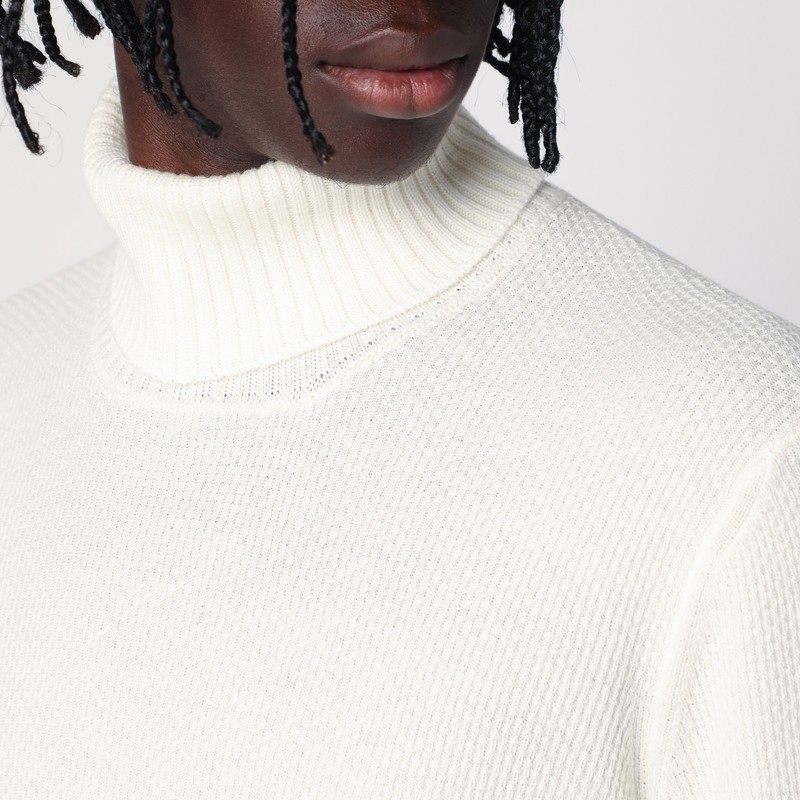 Tagliatore Wool Turtleneck In Multicolor