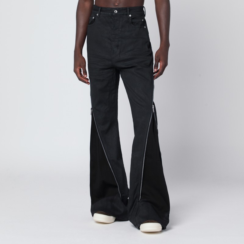 Black coated Bolan Banana jeans