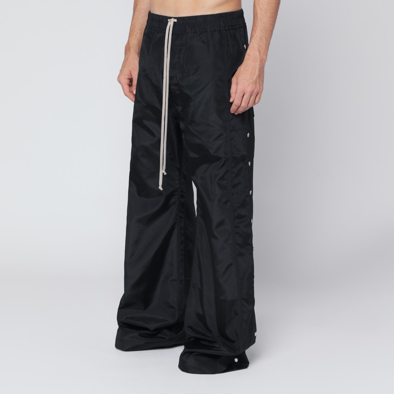 Drkshdw Black Nylon Pusher Trousers In Black