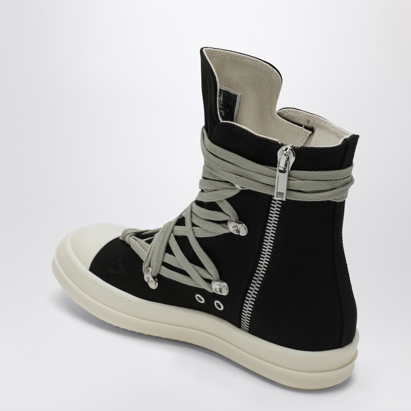 Drkshdw Black Megalace Sneakers In Fabric In Black
