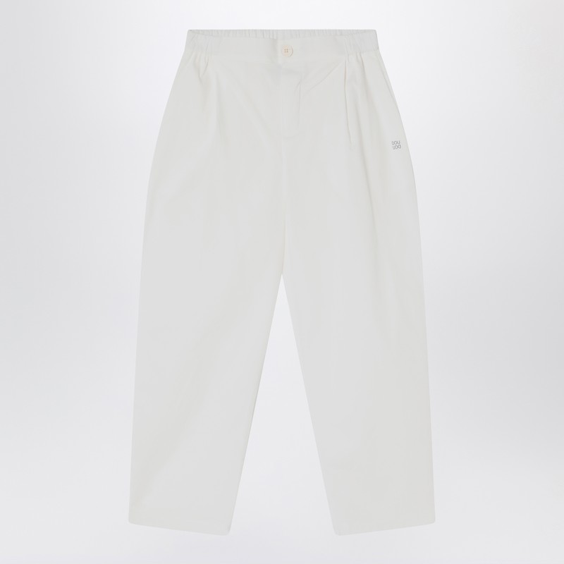 Ivory cotton pants