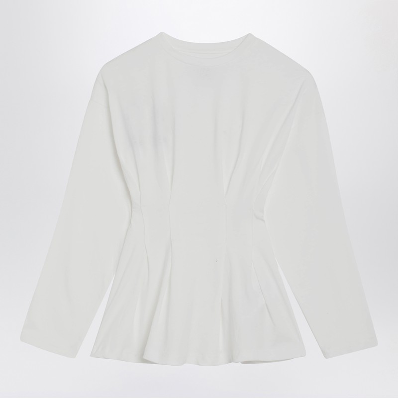 James sweater in ivory cotton