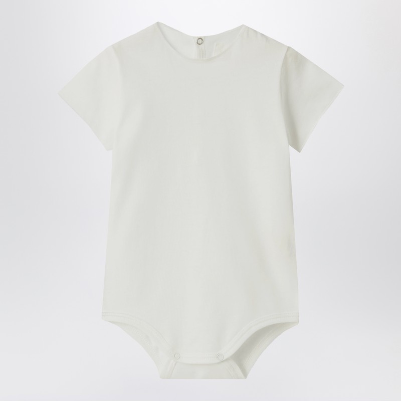 Teddy & Minou White Outfit With Jacket And Overalls In White