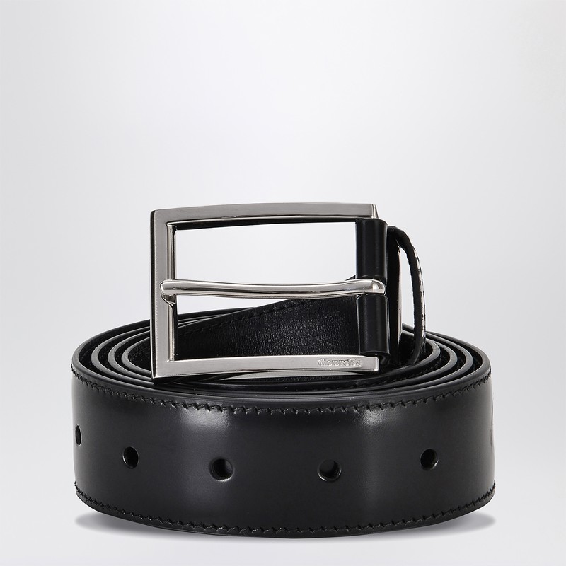 Church's Black Leather Belt In Black