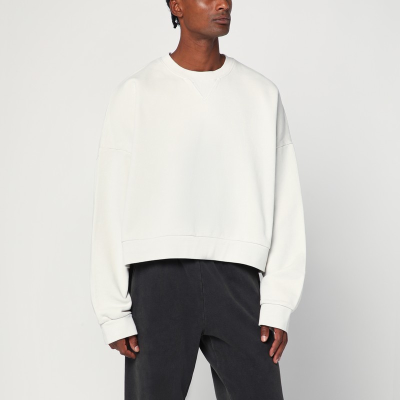 Ivory cotton sweatshirt