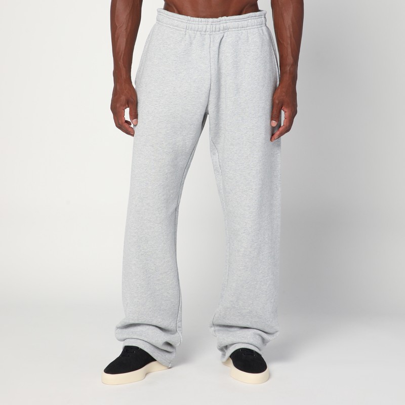 Grey cotton jogging pants