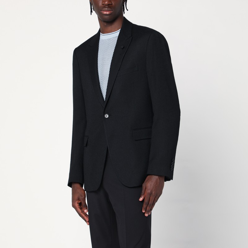 Single-breasted jacket in wool blend - Lardini - Modalova