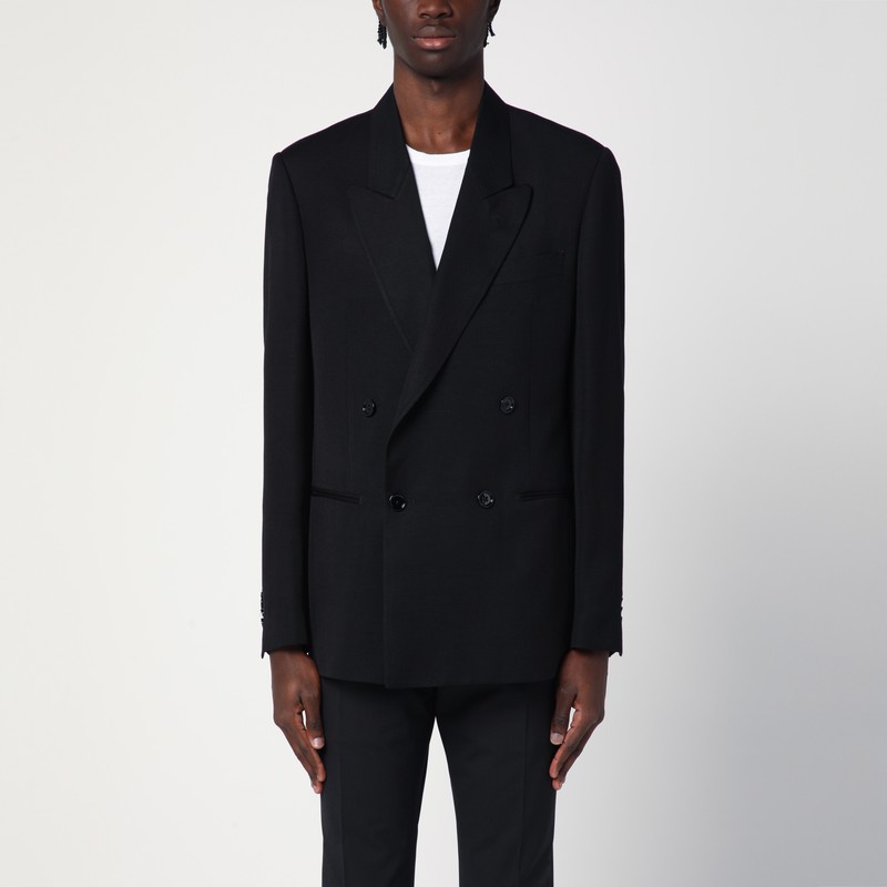 Black double-breasted jacket - Lardini - Modalova