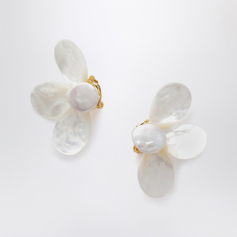 Eliou Fada White Earrings In White