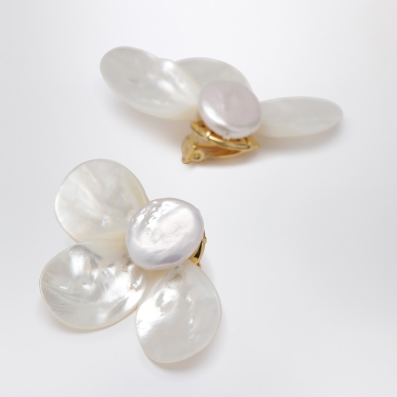 Eliou Fada White Earrings In White