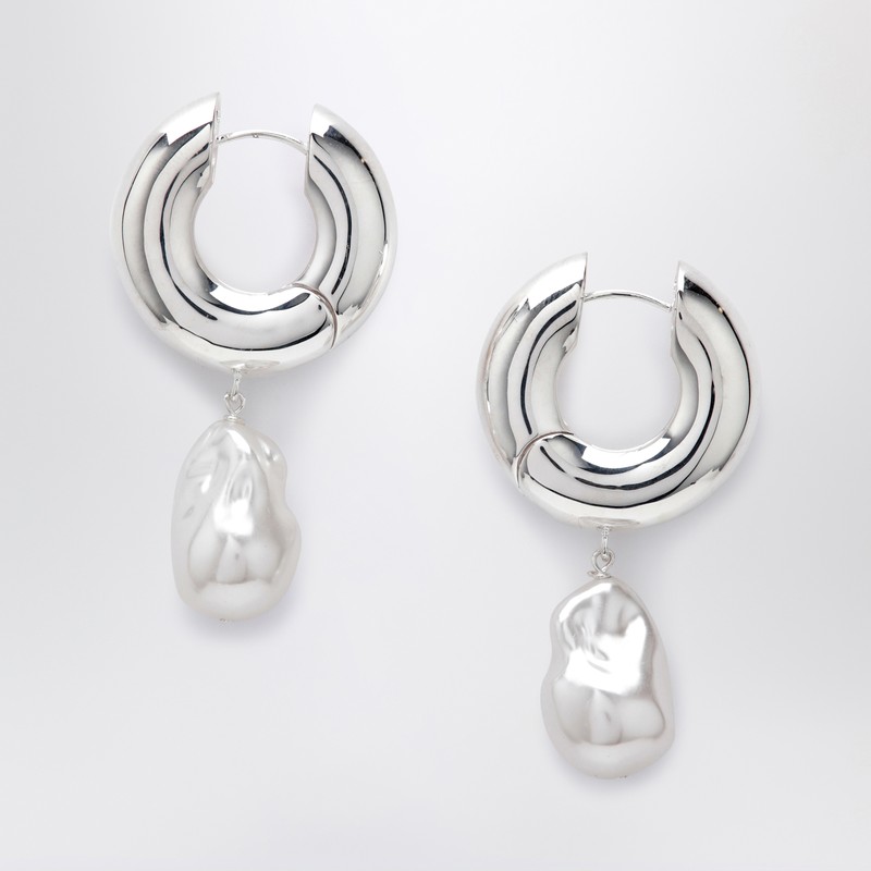 Eliou Pearl Silver Earrings In Silver