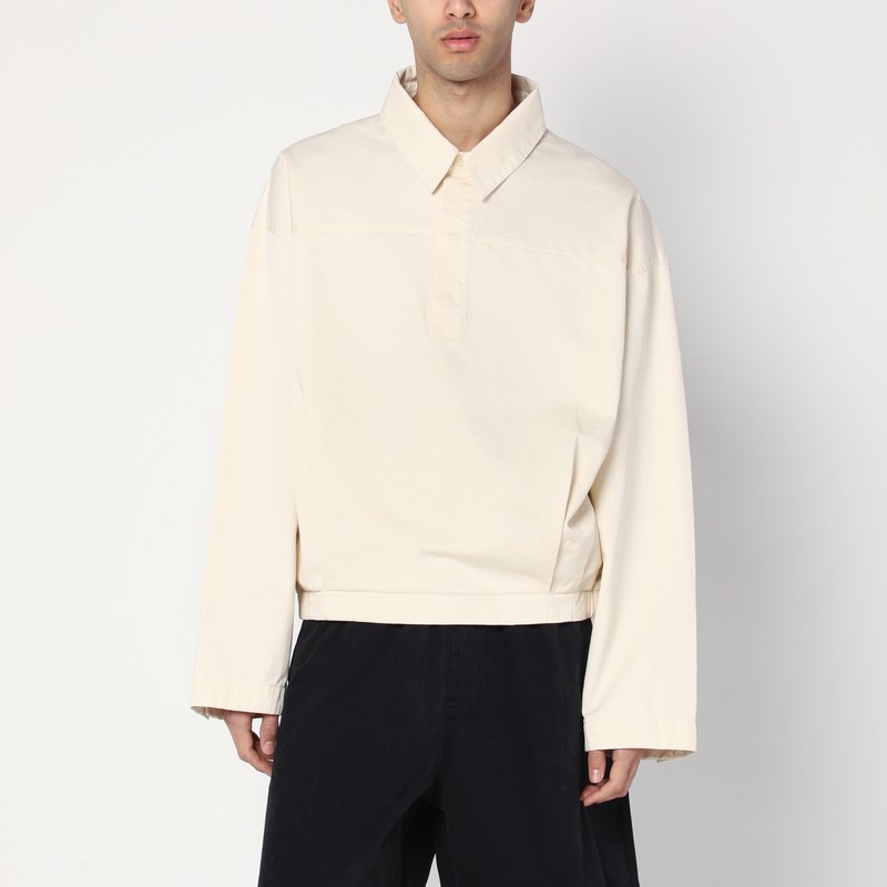 Ivory shirt in cotton