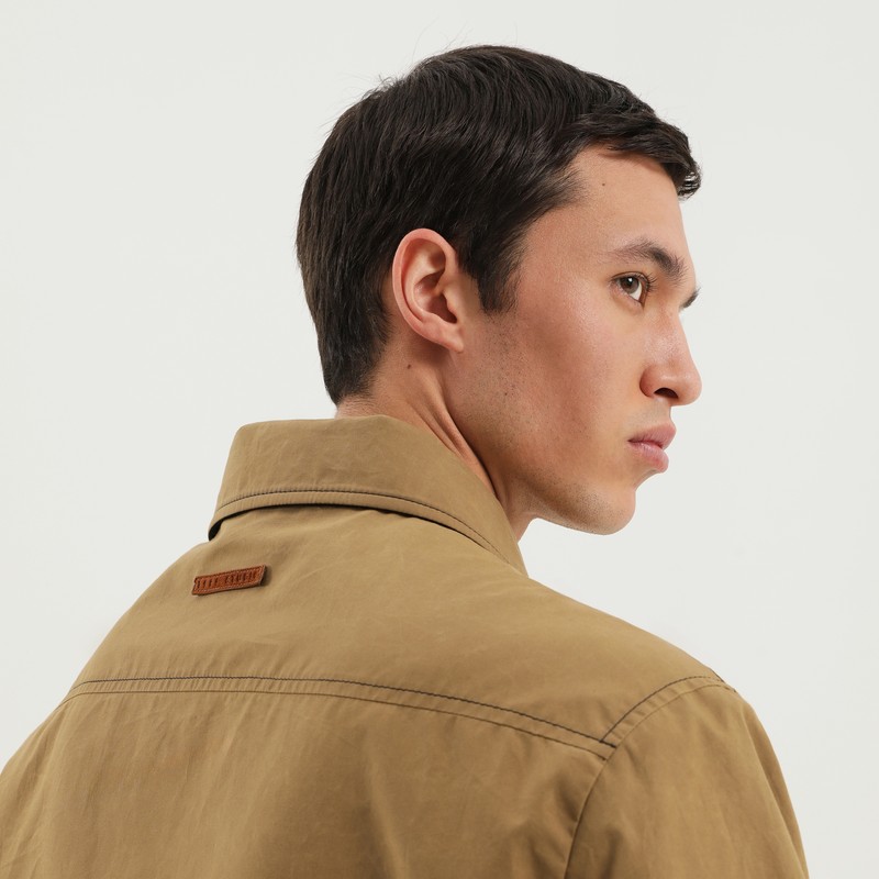 1989 Studio Boss Ergonomic Minimalist Green Slippers With Rubber Sole In Brown