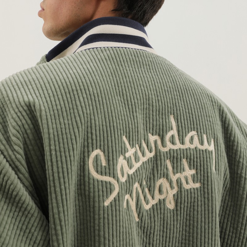 1989 Studio Boss Breathable Blue Sneakers With Green Details And White Sole In Green