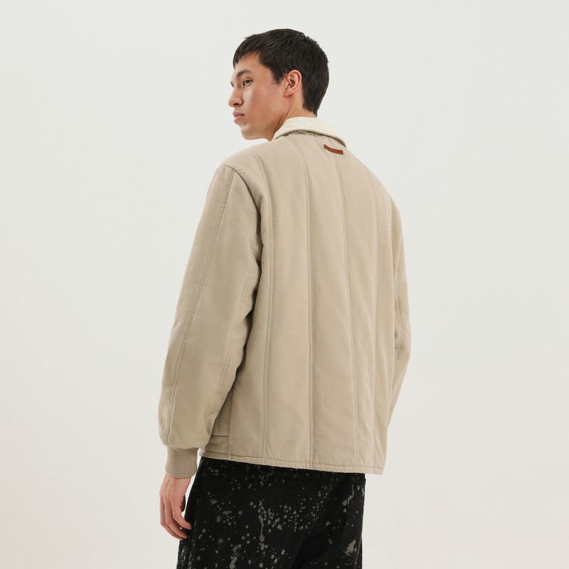 1989 Studio Beige Padded Canvas Jacket In Neutral