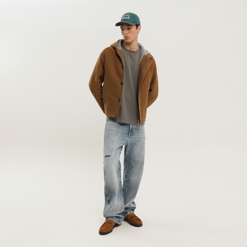 1989 Studio Rhodesian Pants In Stone Blue Denim In Blue