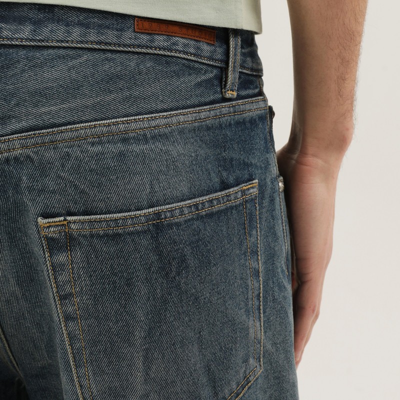 1989 Studio Whiskering-effect Jeans In Blue