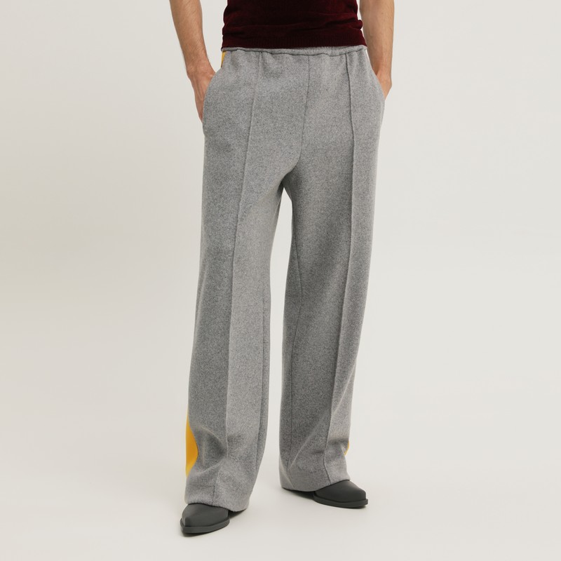 Pants with side stripe