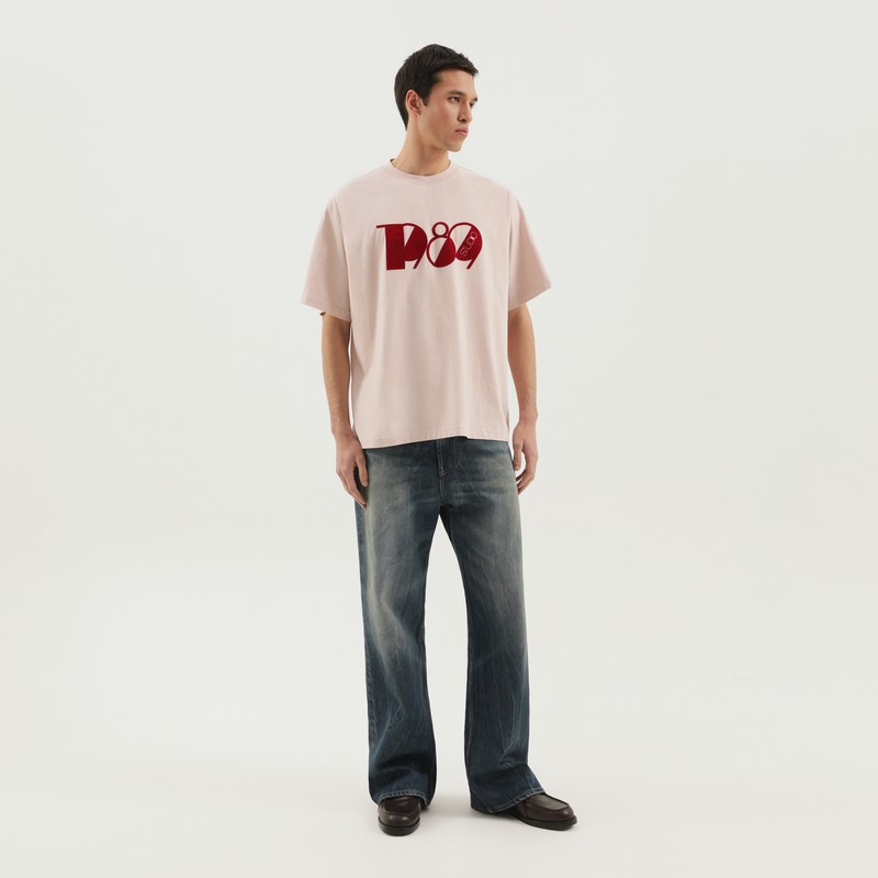 1989 Studio Burberry Black Polyester Blend Baseball Cap In Pink