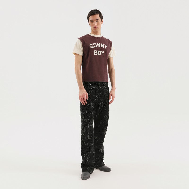 1989 Studio Round-neck Short-sleeve T-shirt In Burgundy
