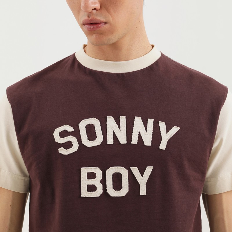 1989 Studio Round-neck Short-sleeve T-shirt In Burgundy