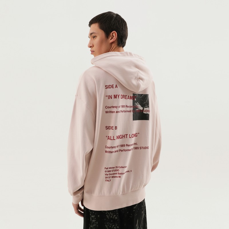 1989 Studio Hooded Sweatshirt In My Dreams Pink In Neutral