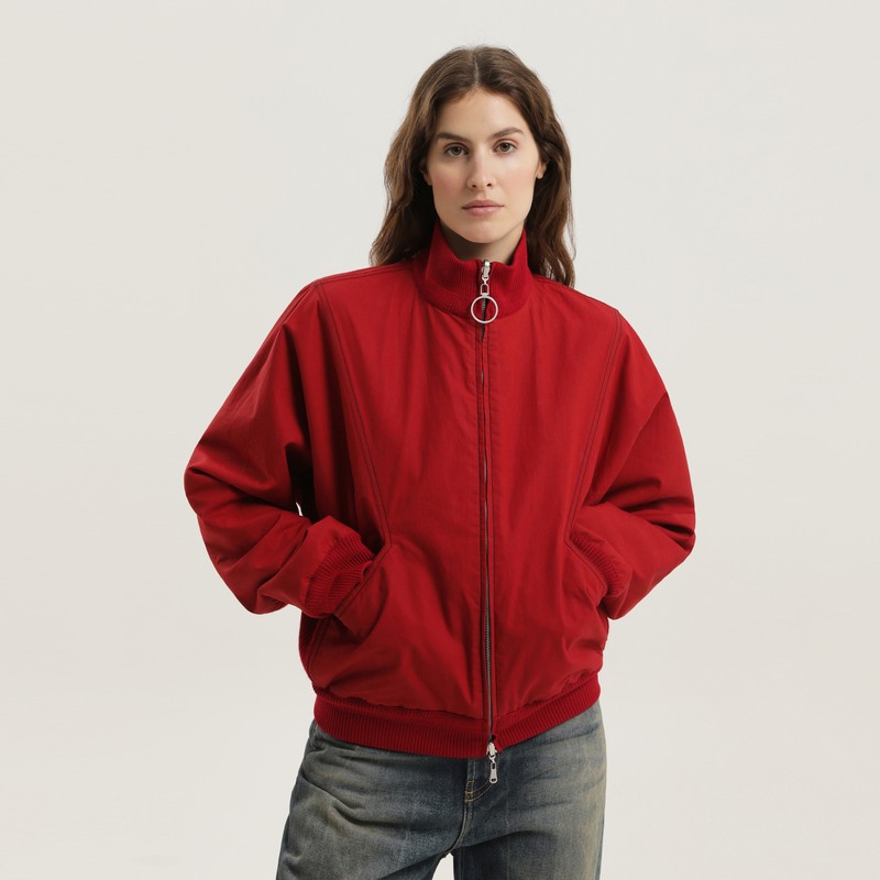 Red and black reversible jacket