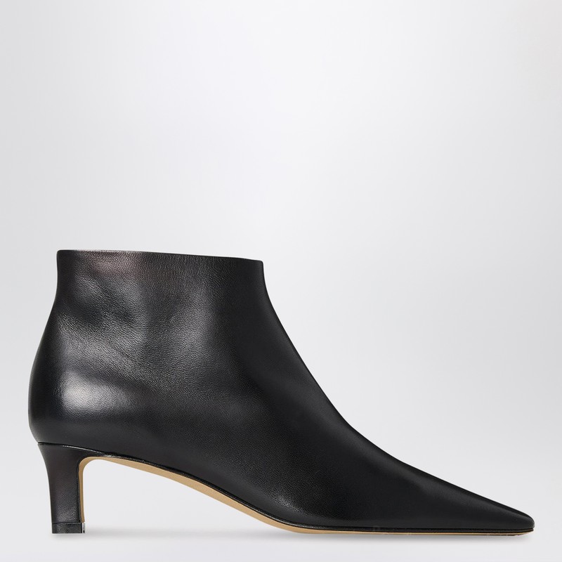 Black Carla 45 ankle boots in leather
