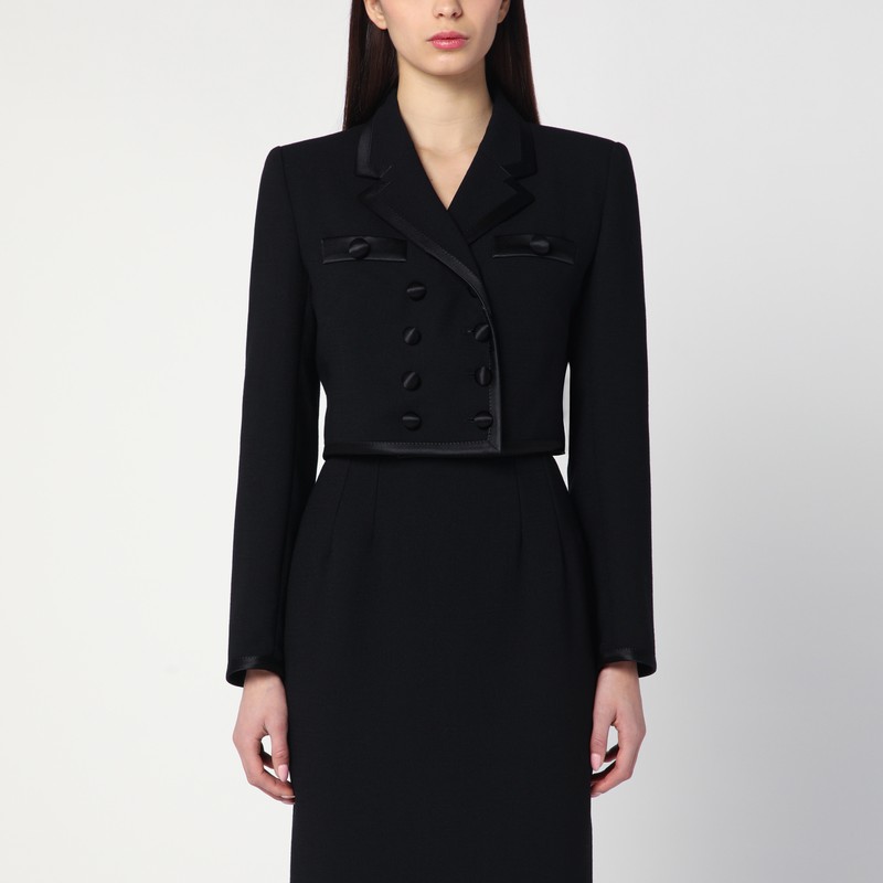 Cropped double-breasted jacket - Dolce&Gabbana - Modalova