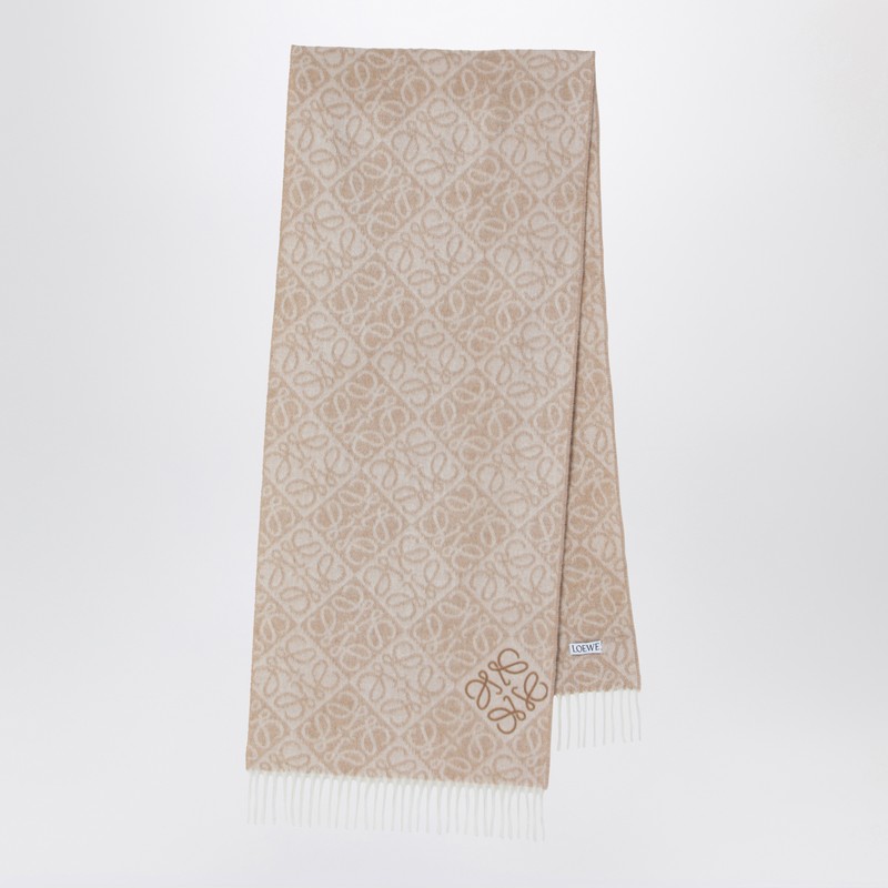 Anagram wool and cashmere scarf - Loewe - Modalova