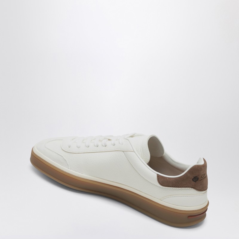 Loro Piana Sneakers Tennis Walk White In White