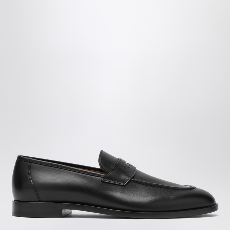 Sergio black loafers