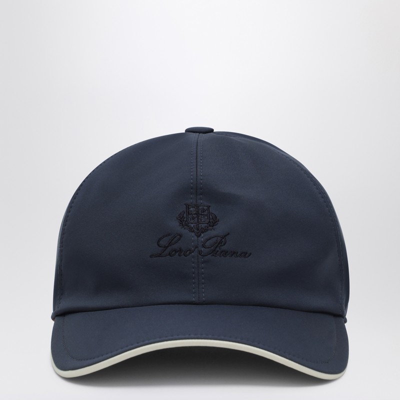 Navy blue/ivory baseball cap