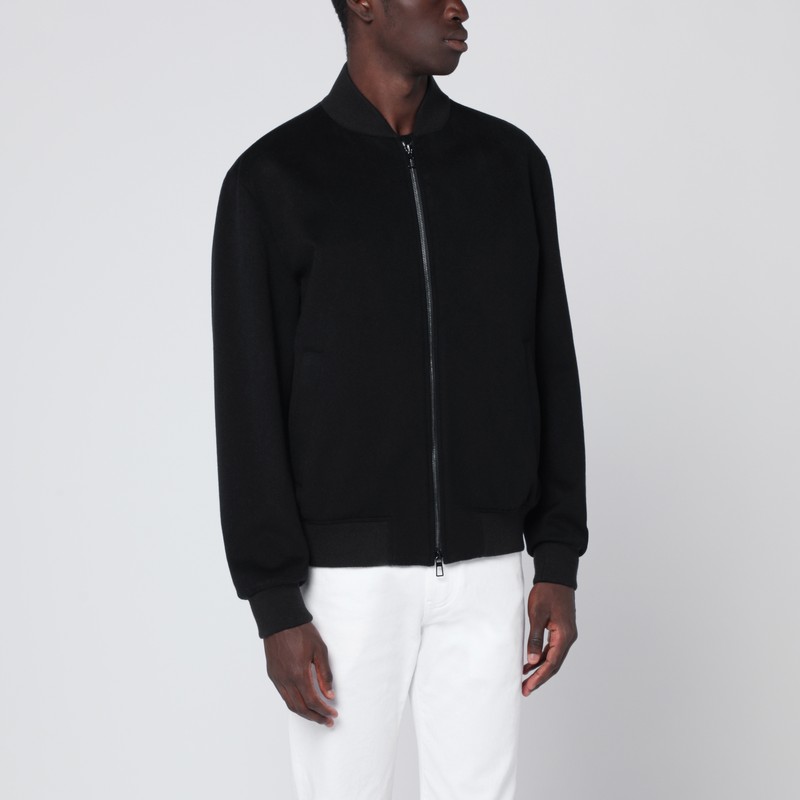 Navy blue zip jacket