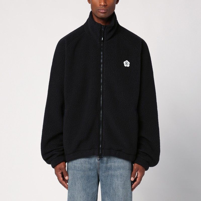Black fleece sweatshirt