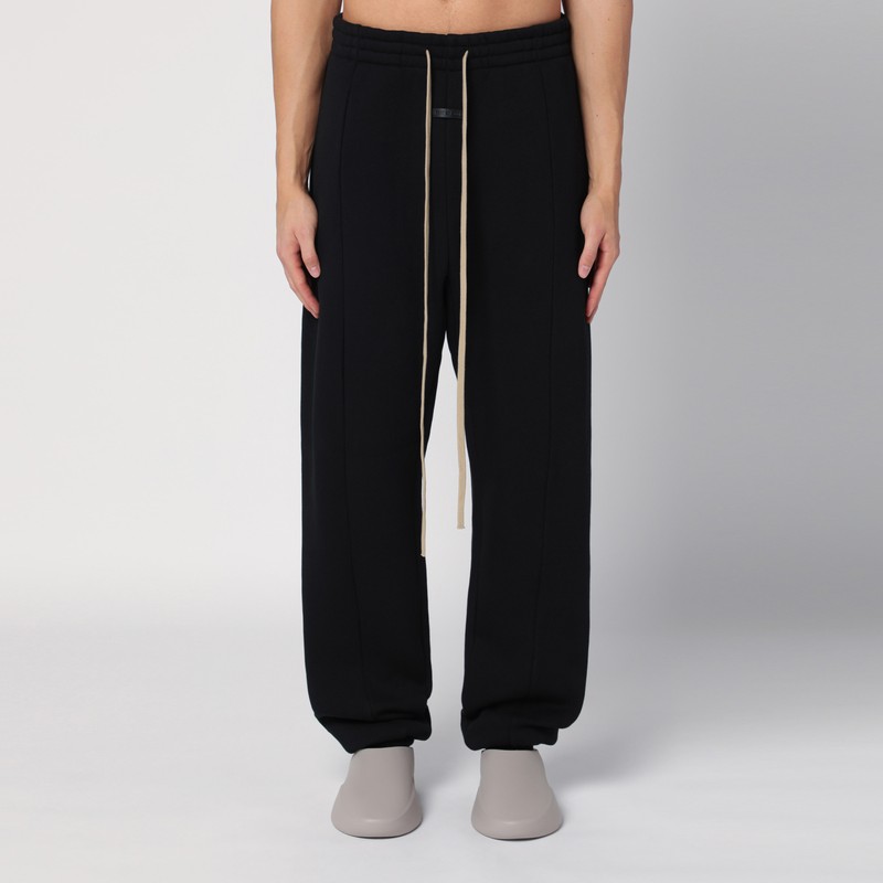 Fear Of God Virgin Wool Straight-leg Trousers In Black