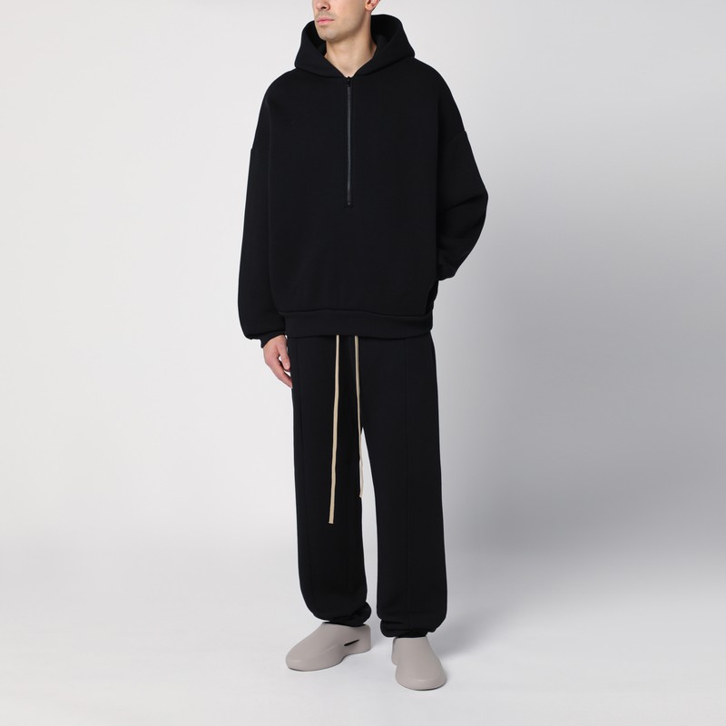 Fear Of God Virgin Wool Straight-leg Trousers In Black