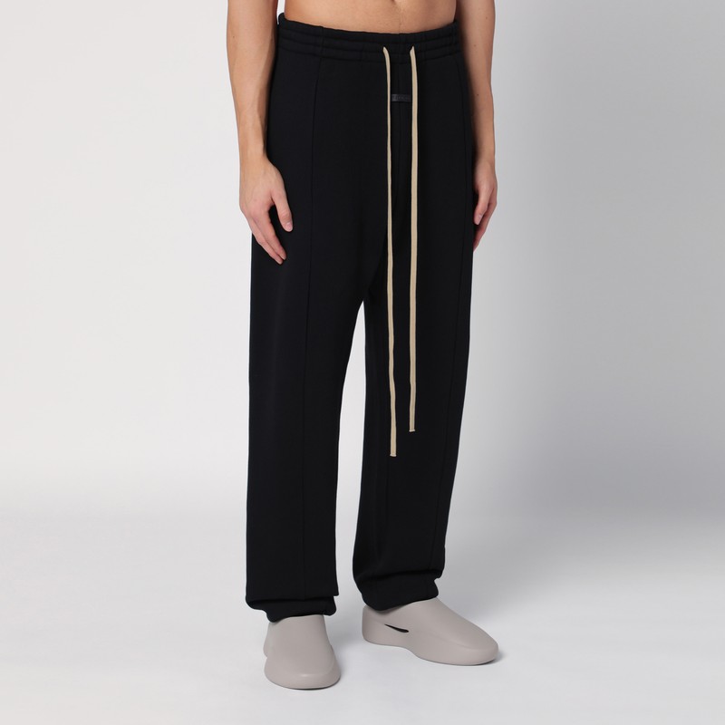 Fear Of God Virgin Wool Straight-leg Trousers In Black