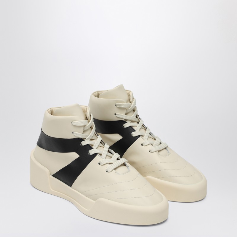 Fear Of God Basketball Leather High-top Sneakers In White